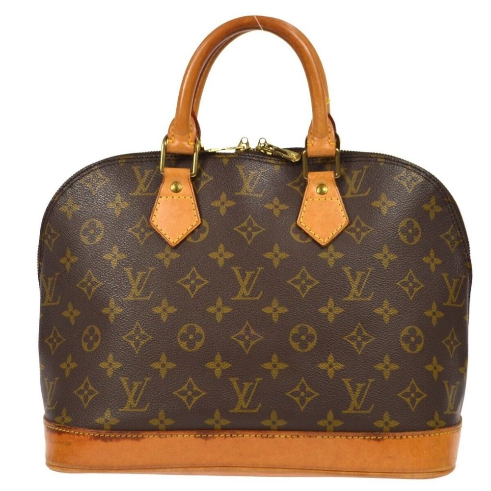969280C V Louis Vuitton Satchel Bag Alma Brown Monogram